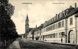 CPA Ludwigsburg In Württemberg, Stuttgarterstraße, Kirche - Sonstige & Ohne Zuordnung