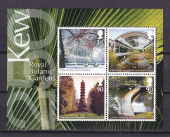 195 GRANDE BRETAGNE 2009 - Y&T BF 65 - Jardin Kew Serre Aux Palmiers Pagode Passerelle - Neuf ** (MNH) Sans Charniere - Unused Stamps
