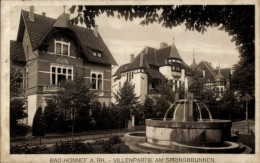 CPA Bad Honnef Am Rhein, Villenpartie, Springbrunnen - Other & Unclassified