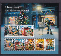 195 GRANDE BRETAGNE 2010 - Y&T BF 79 - Noel Gromit Wallace Sapin Rouge Gorge - Neuf ** (MNH) Sans Charniere - Nuevos