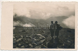 Petrosani 1941 - Hikers On Mountain - Rumania