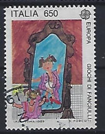 Italy 1989  Europa; Kinderspiele  (o) Mi.2079 - 1981-90: Usados
