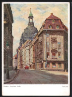 Künstler-AK Dresden, Rampische Strasse  - Dresden