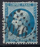 FRANCE Classique, B Obl. GC Des Villes Sur TP Isolés: GC 2046 (Lille,1) Sur Y&T 22a - 1862 Napoléon III.