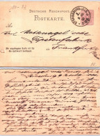 Allemagne - Postkarte Deutches Reich 5 Pfennig - Poststempel Strassburg IEls C - Other & Unclassified