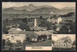 AK Oberoelkofen, Schloss, Schule, Panorama  - Autres & Non Classés
