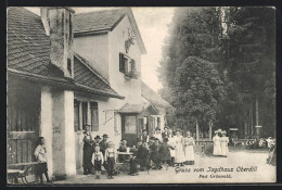 AK Grünwald, Partie Am Jagdhaus Oberdill  - Chasse