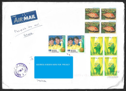 Australia 1984 Olympics,Los Angeles,Tokyo Olympic 2020,Fish Wrasse,Cover To India (**) Inde Indien - Cartas & Documentos
