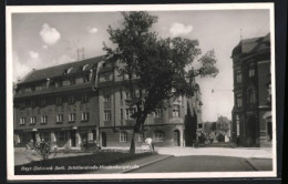 AK Selb, Schillerstrasse Ecke Hindenburgstrasse, Hotel-Künzel  - Selb