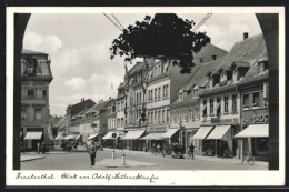 AK Frankenthal, Geschäfte In Der Strasse  - Frankenthal