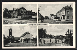 AK Stotternheim, Gasthof Zum Deutschen Haus, Bes. Franz Waczak, Saline, Schwimmbad  - Other & Unclassified