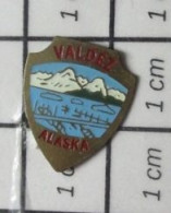 811B Pin's Pins / Beau Et Rare / VILLES / MINI PIN'S VALDEZ ALASKA - Trademarks