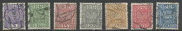 Pologne - Poland - Polen 1932-33 Y&T N°356 à 362 - Michel N°272 à 278 (o) - Armoirie - Used Stamps