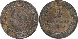 FRANCE - 1895 - 2 Centimes Cérès - 20-010 - 2 Centimes