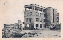 Cpsm ASNELLES 14 Les Bâtiments Du Sanatorium Après Les Bombardements De Juin 1944 - Chevaux  - - Other & Unclassified