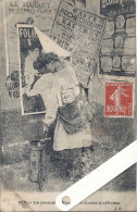 75 Paris, Les Petits Métiers Hauser, J.H. N° 926, Femme Colleuse D'Affiches,  D5334 - Straßenhandel Und Kleingewerbe