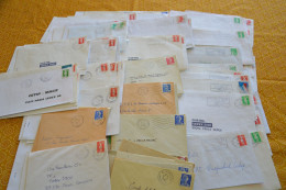 Lot Années 1950 1990 Oblitérations Département De LA HAUTE LOIRE 43 Environ 350 Enveloppes Entières - Handstempels