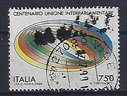 Italy 1989  100 Jahre IPU  (o) Mi.2091 - 1981-90: Gebraucht