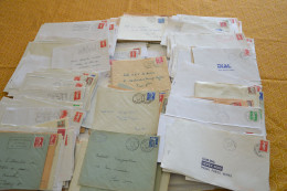 Lot Années 1950 1990 Oblitérations Département De LA MANCHE 50 Environ 900 Enveloppes Entières - Cachets Manuels