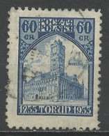 Pologne - Poland - Polen 1933 Y&T N°363 - Michel N°279 (o) - 60g Torun - Used Stamps
