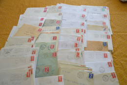 Lot Années 1950 1990 Oblitérations Département Du LOT ET GARONNE 47 Environ 800 Enveloppes Entières - Handstempel