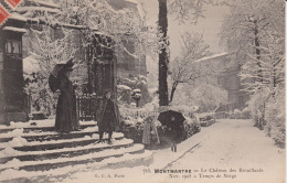 75 - Paris - Montmartre - Le Château Des Brouillards - Novembre 1905 - Temps De Neige - Other & Unclassified