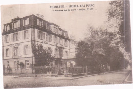 MUNSTER - Hotel Du Parc - Autres & Non Classés