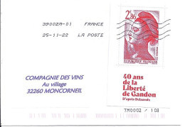 LIBERTE N° 5638 Grand Format Du Carnet S/L DU 15.11.2022 - 1982-1990 Vrijheid Van Gandon
