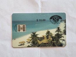 CUBA-(CU-ETE-0001Ba)-Playa De Varadero-Cuba Primera Emision-(80)-($10)-(03B04310)-used Card+1card Prepiad Free - Cuba