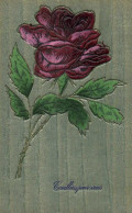 Carte Gaufrée Rose Cuellies Pour Vous RV - Autres & Non Classés
