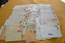Lot Années 1950 1990 Oblitérations Département De LA MARNE 51 Environ 800 Enveloppes Entières - Manual Postmarks