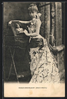 AK Schauspielerin Sarah Bernhardt Im Theaterstück Frou-Frou  - Acteurs