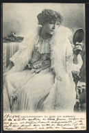 AK Schauspielerin Sarah Bernhardt Im Theaterstück La Dame Aux Camélias  - Acteurs