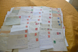 Lot Années 1950 1990 Oblitérations Département De La HAUTE MARNE 52 Environ 500 Enveloppes Entières - Cachets Manuels
