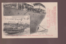 Cpa , Boulogne Sur Mer , Le  Transatlantique "Patricia " ,  Voyagé - Passagiersschepen