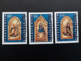 LIECHTENSTEIN MI-NR. 1120-1122 GESTEMPELT(USED) WEIHNACHTEN 1995 - Used Stamps