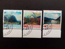 LIECHTENSTEIN MI-NR. 1108-1110 GESTEMPELT(USED) GEMÄLDE Von ANTON FROMMELT 1995 - Used Stamps