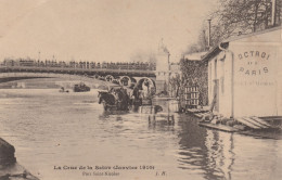 75 - Paris - Inondations Janvier 1910 - Port Saint Nicolas - La Crecida Del Sena De 1910
