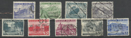 Pologne - Poland - Polen 1935 Y&T N°379 à 387 - Michel N°301 à 309 (o) - Sujets Divers - Usados