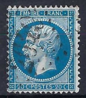 FRANCE Classique, B Obl. GC Des Villes Sur TP Isolés: GC 2049 (Limoges,1) Sur Y&T 22 - 1862 Napoléon III.
