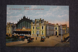Barcelona. Estacion Del Norte- 1920s - Old Photo Postcard - Ed Rovira - Barcelona