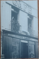 CAFÉ PANAGET ELECTIONS LÉGISLATIVES 24 AVRIL 1910 EMILE VERDIER CARTE PHOTO MAGASIN DEVANTURE - Sonstige & Ohne Zuordnung