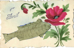 Illustrateur 1er Avril Poissin Fleur RV - 1 De April (pescado De Abril)