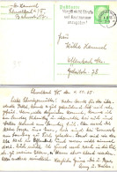 Allemagne - Postkarte Deutches Reich 5 Pfennig - Poststempel Franfurt (main)2 1935 - Andere & Zonder Classificatie