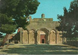 Siponto Fraz. Di Manfredonia (Foggia) Chiesa Maria Santissima, Viale E Facciata, Church, Eglise, Kirche - Manfredonia