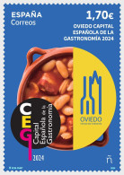 SPAIN 2024 CULTURE Spanish Capital Of Gastronomy/ Oviedo - Fine Stamp MNH - Unused Stamps