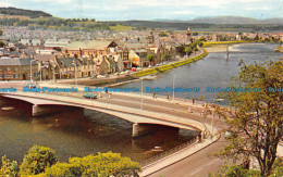 R069012 River Ness And New Bridge From Castle. Inverness. M. And L. National - World