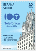 SPAIN 2024 EVENTS 100 Years Of Telefonica - Fine Stamp MNH - Ongebruikt