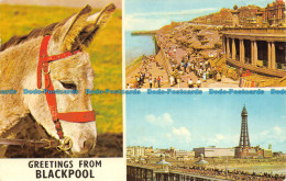 R068503 Greetings From Blackpool. Multi View. Photo Precision - World