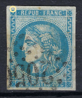 FRANCE Classique, B Obl. GC Des Villes Sur TP Isolés: GC 2056 (Lisieux,1) Sur Y&T 46A, Forte Cote - 1870 Uitgave Van Bordeaux